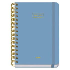 Agendas escolares AGENDA ESCOLAR (2026-27) DOHE PREMIUM WIRE-O tapa EXTRA A5 D/P con GOMA AZUL