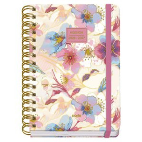 Agendas escolares AGENDA ESCOLAR (2026-27) DOHE PREMIUM WIRE-O tapa EXTRA A5 D/P con GOMA MAGNOLIA