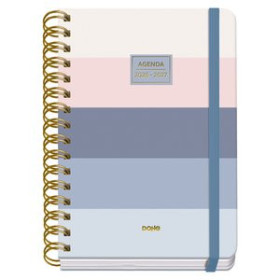 Agendas escolares AGENDA ESCOLAR (2026-27) DOHE PREMIUM WIRE-O tapa EXTRA A5 S/V con GOMA DONNA