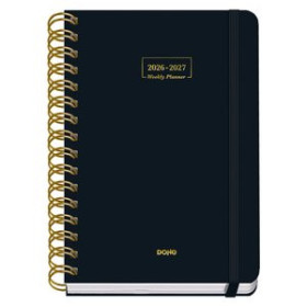 Agendas escolares AGENDA ESCOLAR (2026-27) DOHE PREMIUM WIRE-O tapa EXTRA A5 S/V con GOMA NEGRO