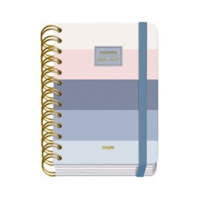 Agendas escolares AGENDA ESCOLAR (2026-27) DOHE PREMIUM WIRE-O tapa EXTRA A6 D/P con GOMA DONNA