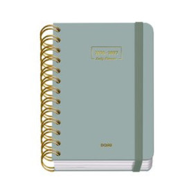 Agendas escolares AGENDA ESCOLAR (2026-27) DOHE PREMIUM WIRE-O tapa EXTRA A6 D/P con GOMA VERDE