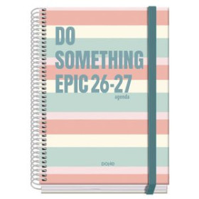 Agendas escolares AGENDA ESCOLAR (2026-27) DOHE PRIME ESPIRAL tapa EXTRA A5 S/V con GOMA EPIC