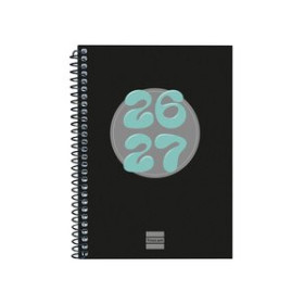 Agendas anuales AGENDA ESCOLAR (2026-27) FINOCAM CATALAN COOL ESPIRAL tapa EXTRADURA S/V APAIS. 8º 120x164 NEGRE