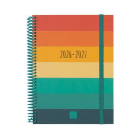 Agendas anuales AGENDA ESCOLAR (2026-27) FINOCAM CATALAN DIVA ESPIRAL tapa EXTRADURA S/V APAIS. 4º 155x212 COLORS