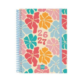 Agendas anuales AGENDA ESCOLAR (2026-27) FINOCAM CATALAN DIVA ESPIRAL tapa EXTRADURA S/V APAIS. 4º 155x212 SPRING