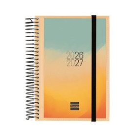 Agendas anuales AGENDA ESCOLAR (2026-27) FINOCAM CATALAN ESPIR ESPIRAL tapa PP D/P APAIS. E8 120x171 con GOMA PERSONALIZABLE