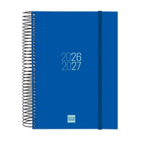 Agendas anuales AGENDA ESCOLAR (2026-27) FINOCAM CATALAN ESPIR ESPIRAL tapa PP D/P E10 155x212 con GOMA BLAU