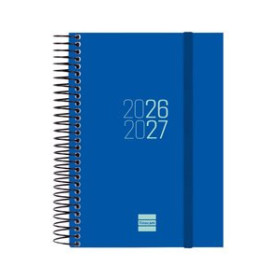 Agendas anuales AGENDA ESCOLAR (2026-27) FINOCAM CATALAN ESPIR ESPIRAL tapa PP D/P E8 120x171 con GOMA BLAU