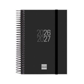 Agendas anuales AGENDA ESCOLAR (2026-27) FINOCAM CATALAN ESPIR ESPIRAL tapa PP D/P E8 120x171 con GOMA NEGRE