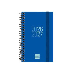 Agendas anuales AGENDA ESCOLAR (2026-27) FINOCAM CATALAN ESPIR ESPIRAL tapa PP S/V APAIS. E3 79x127 con GOMA BLAU