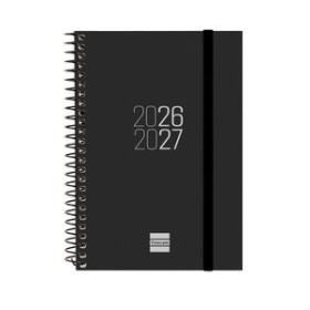 Agendas anuales AGENDA ESCOLAR (2026-27) FINOCAM CATALAN ESPIR ESPIRAL tapa PP S/V APAIS. E8 120x171 con GOMA NEGRE