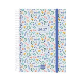 Agendas anuales AGENDA ESCOLAR (2026-27) FINOCAM CATALAN SECUNDARIA ESPIRAL tapa PP D/P 4º 155x212 con GOMA FIORI