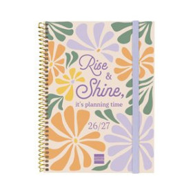 Agendas anuales AGENDA ESCOLAR (2026-27) FINOCAM CATALAN SECUNDARIA ESPIRAL tapa PP S/V APAIS. 4º 155x212 con GOMA SHINE