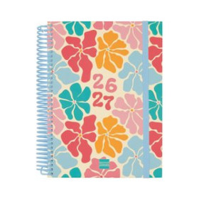 Calendarios murales y sobremesa AGENDA ESCOLAR (2026-27) FINOCAM DIVA ESPIRAL tapa EXTRADURA D/P 4º 155x212 SPRING