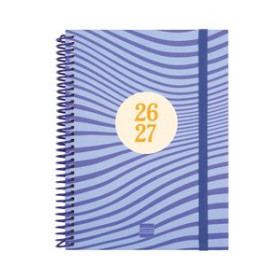 Calendarios murales y sobremesa AGENDA ESCOLAR (2026-27) FINOCAM DIVA ESPIRAL tapa EXTRADURA S/V APAIS. 4º 155x212 OLAS