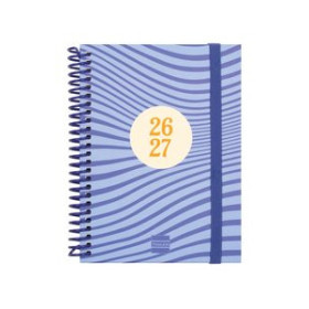 Calendarios murales y sobremesa AGENDA ESCOLAR (2026-27) FINOCAM DIVA ESPIRAL tapa EXTRADURA S/V APAIS. 8º 120x164 OLAS