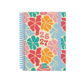 Calendarios murales y sobremesa AGENDA ESCOLAR (2026-27) FINOCAM DIVA ESPIRAL tapa EXTRADURA S/V APAIS. 8º 120x164 SPRING