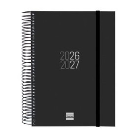 Calendarios murales y sobremesa AGENDA ESCOLAR (2026-27) FINOCAM ESPIR ESPIRAL tapa PP D/P E10 155x212 con GOMA NEGRO
