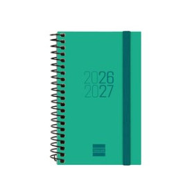 Calendarios murales y sobremesa AGENDA ESCOLAR (2026-27) FINOCAM ESPIR ESPIRAL tapa PP S/V APAIS. E3 79x127 con GOMA VERDE