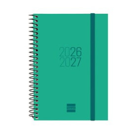 Calendarios murales y sobremesa AGENDA ESCOLAR (2026-27) FINOCAM ESPIR ESPIRAL tapa PP S/V APAIS. E8 120x171 con GOMA VERDE