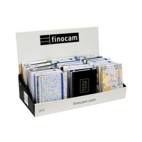 Agendas anuales AGENDA ESCOLAR (2026-27) FINOCAM EUSKERA C2400 8º SURTIDO EXPOSITOR de 40