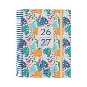 Calendarios murales y sobremesa AGENDA ESCOLAR (2026-27) FINOCAM SECUNDARIA ESPIRAL tapa PP D/P 4º 155x212 con GOMA TROPICAL