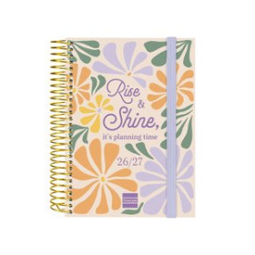 Calendarios murales y sobremesa AGENDA ESCOLAR (2026-27) FINOCAM SECUNDARIA ESPIRAL tapa PP D/P 8º 120x164 con GOMA SHINE