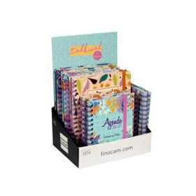 Calendarios murales y sobremesa AGENDA ESCOLAR (2026-27) FINOCAM TRENDY TALKUAL SURTIDO EXPOSITOR de 22