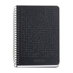 Agendas escolares AGENDA ESCOLAR (2026-27) MIQUELRIUS SCHOOL WRITE ESPIRAL tapa EXTRA ACTIVA 8º 117x174 S/V APAIS. LAB NEGRO