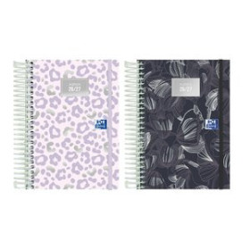 Agendas escolares AGENDA ESCOLAR (2026-27) OXFORD DREAM TECH ESPIRAL tapa EXTRADURA con GOMA 8º D/P SURTIDO (2 mod.)