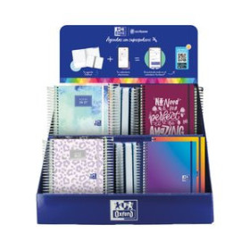 Agendas escolares AGENDA ESCOLAR (2026-27) OXFORD SURTIDO DISEÑO EXPOSITOR de 37