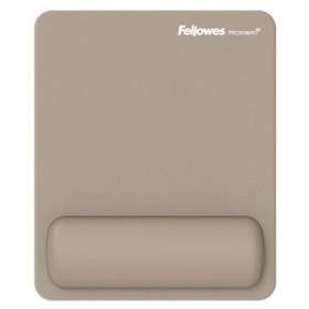 Alfombrillas y reposamuñecas ALFOMBRILLA RATON FELLOWES CON REPOSAMUÑECAS BREYTA MARRON