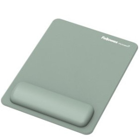 Alfombrillas y reposamuñecas ALFOMBRILLA RATON FELLOWES CON REPOSAMUÑECAS BREYTA XL VERDE