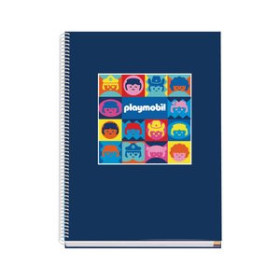 Blocs espiral tapa dura BLOC DOHE PLAYMOBIL micro.tapa EXTRA A4 100h 90gr CUADRIC.5x5