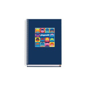 Blocs espiral tapa dura BLOC DOHE PLAYMOBIL micro.tapa EXTRA A5 100h 90gr CUADRIC.5x5