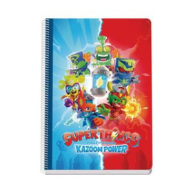 Blocs espiral tapa dura BLOC DOHE SUPERTHINGS micro.tapa EXTRA A4 100h 90gr CUADRIC.5x5