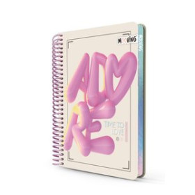 Blocs espiral tapa PP BLOC MOOVING PREMIUM tapa DURA 12x14