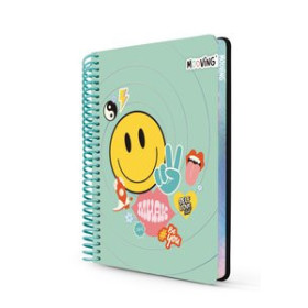 Blocs espiral tapa PP BLOC MOOVING PREMIUM tapa DURA 12x14