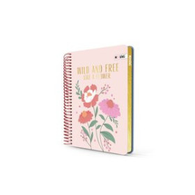 Blocs espiral tapa PP BLOC MOOVING PREMIUM tapa DURA 17x21.5cm 96h 80g CUAD.5x5 GARDEN SURTIDO (2 mod.)