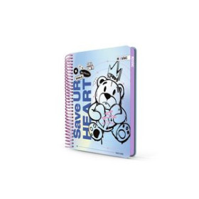 Blocs espiral tapa PP BLOC MOOVING PREMIUM tapa DURA 17x21.5cm 96h 80g CUAD.5x5 GRL PWR SURTIDO (2 mod.)