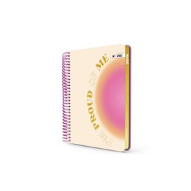 Blocs espiral tapa PP BLOC MOOVING PREMIUM tapa DURA 17x21.5cm 96h 80g CUAD.5x5 PASTEL SURTIDO (2 mod.)