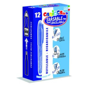 Bolígrafos y rollers borrables BOLIGRAFO CARIOCA RE-DO BORRABLE NEGRO