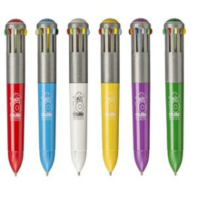 Bolígrafos de colores BOLIGRAFO de  10 COLORES CARIOCA MAXI EXPOSITOR de 12