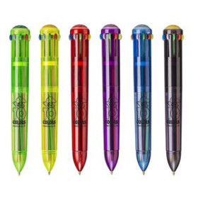 Bolígrafos de colores BOLIGRAFO de 10 COLORES CARIOCA MAXI FLUO EXPOSITOR de 12