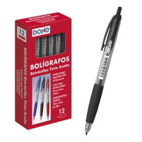 Bolígrafos retráctiles BOLIGRAFO DOHE RETRACTIL 1.0 mm NEGRO