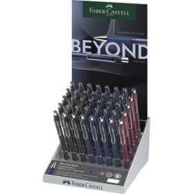 Bolígrafos retráctiles BOLIGRAFO RT.  FABER-CASTELL BEYOND BALL EXPOSITOR de 40