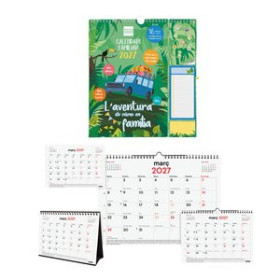 Calendarios murales y sobremesa CALENDARI (2026-27) FINOCAM CATALAN 16 MESES ASSORTIMENT PACK de 8