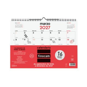 Calendarios murales y sobremesa CALENDARIO (2026-27) FINOCAM 16 MESES NEUTRO PARED M/V L 340x240