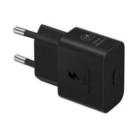 Alimentación CARGADOR SAMSUNG USB-C 25W GAN SIN CABLE NEGRO